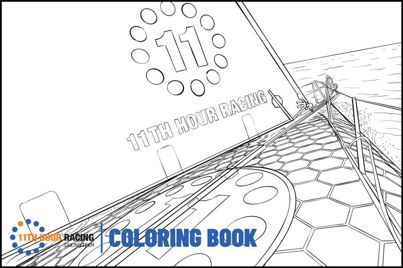 11th Hour Racing Art In Isolation Coloring Activity Sailing 2
