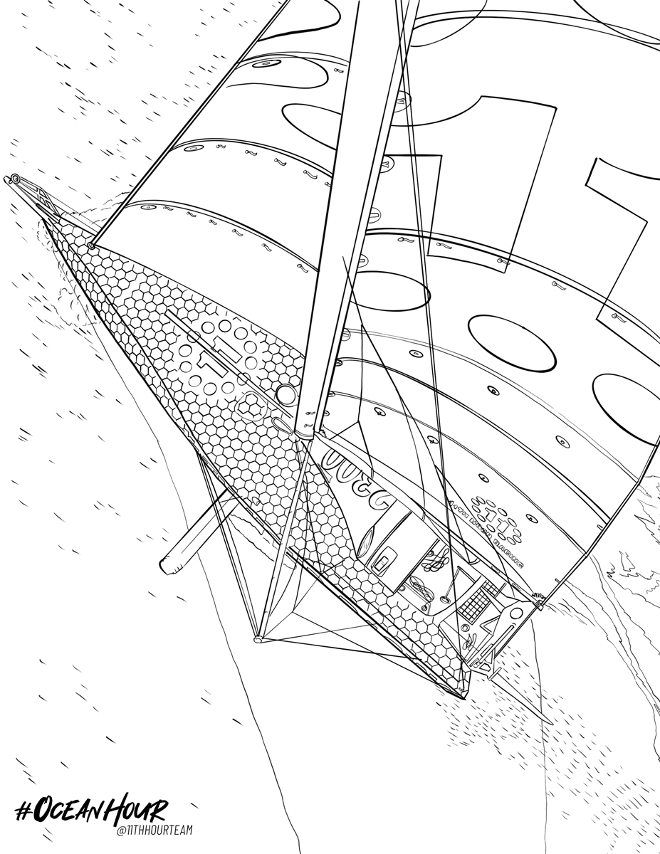 11th Hour Racing Team Covid Coloring 2