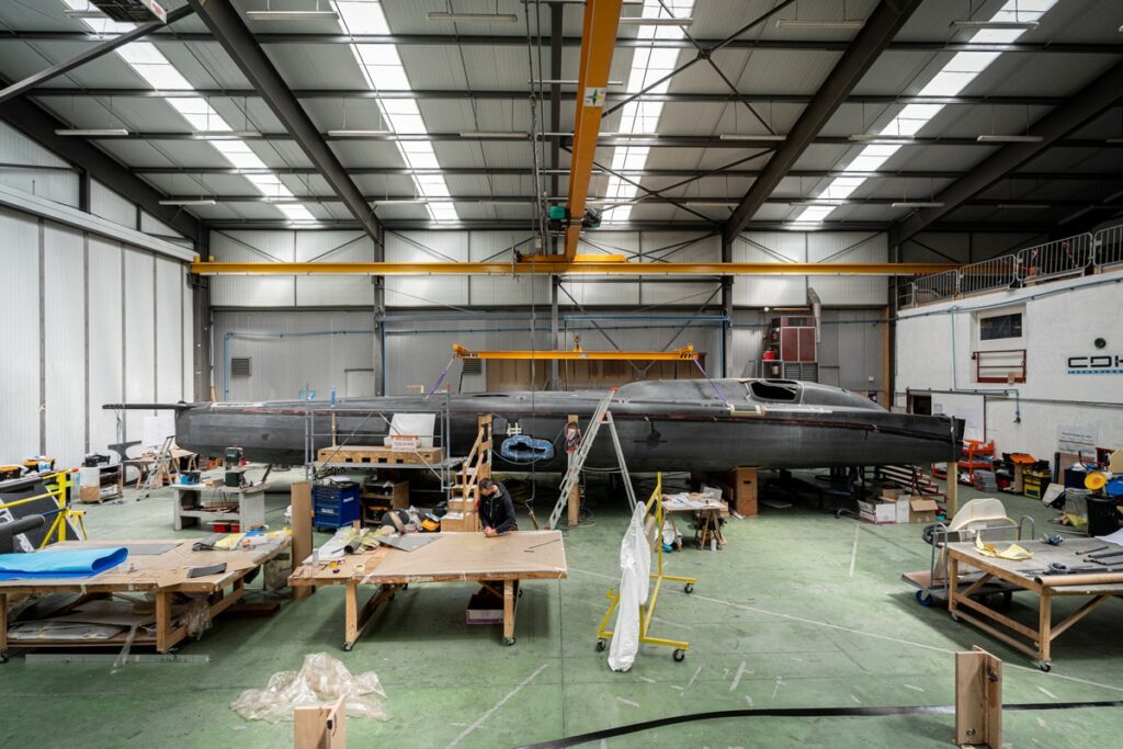 11th Hour Racing Team IMOCA 60 boat build