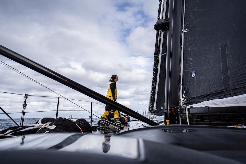 11th Hour Racing Team on a training trans-Atlantic crossing from Newport, Rhode Island, USA to Concarneau, France.