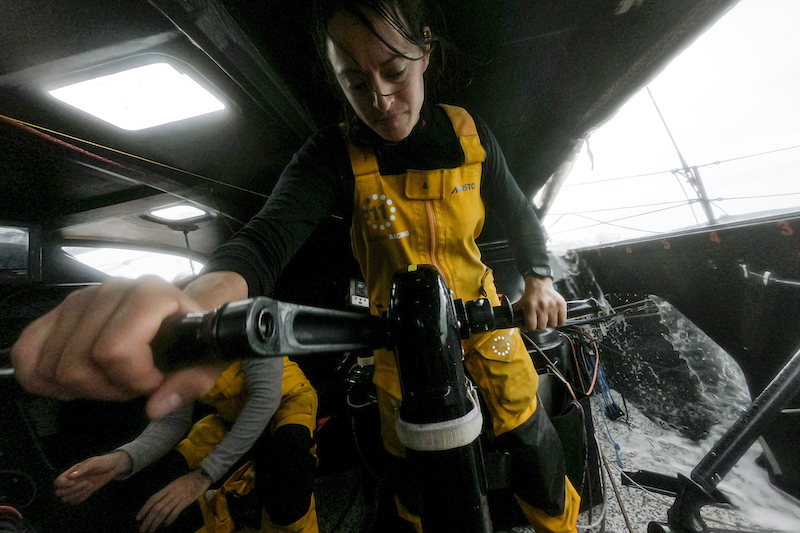 11th Hour Racing Team on a training trans-Atlantic crossing from Newport, Rhode Island, USA to Concarneau, France