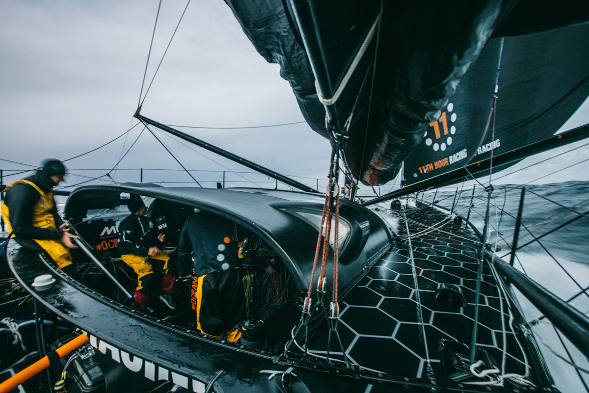 2019 Rewind 11th Hour Racing Team Imoca 60 Sailing Cockpit