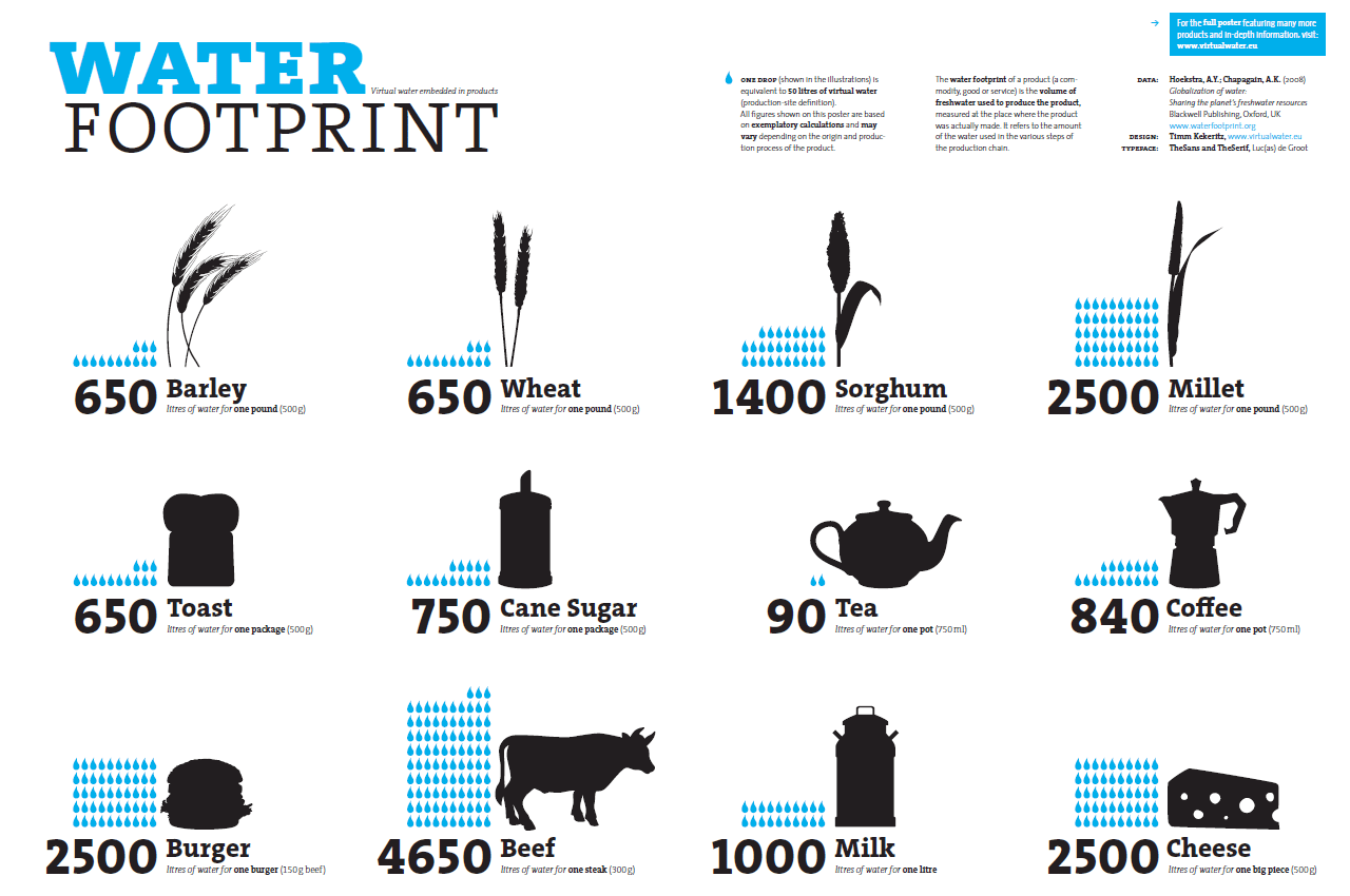 Water Footprint Implementation Graphic